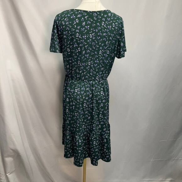 Gilli Green and Blue Floral Dress Womens M New Spring Summer Style#D17155H - Picture 9 of 16